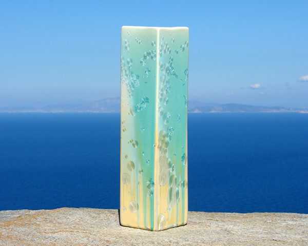 crystalline-square-vase-turquoise-tan_2020-2_sifnos-stoneware