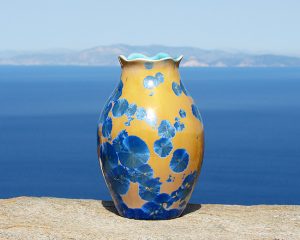 crystalline-vase-blue-on-orange-2020-1_sifnos-stoneware