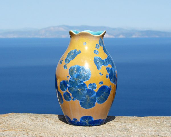 crystalline-vase-blue-on-orange-2020-4_sifnos-stoneware